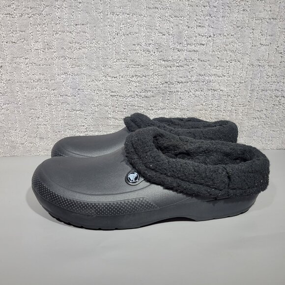 Crocs Classic Blitzen III Mens US Size 13 Faux Fur Fuzzy Comfort Clog Slippers - Picture 1 of 11